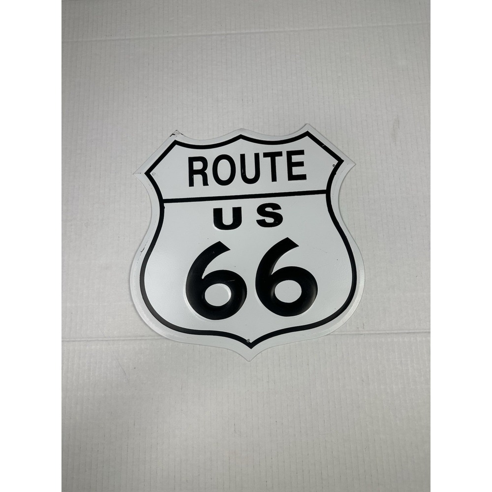 Route US 66 Collector Metal Sign, Man Cave, Historic, Collectors, Shed. 11 1/2